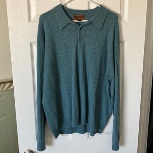 Tasso Elba men’s cashmere sweater XL